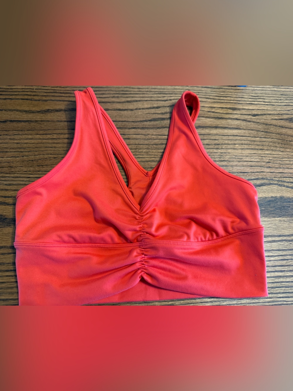 ALO Yoga Red Wild Thing Sports Bra